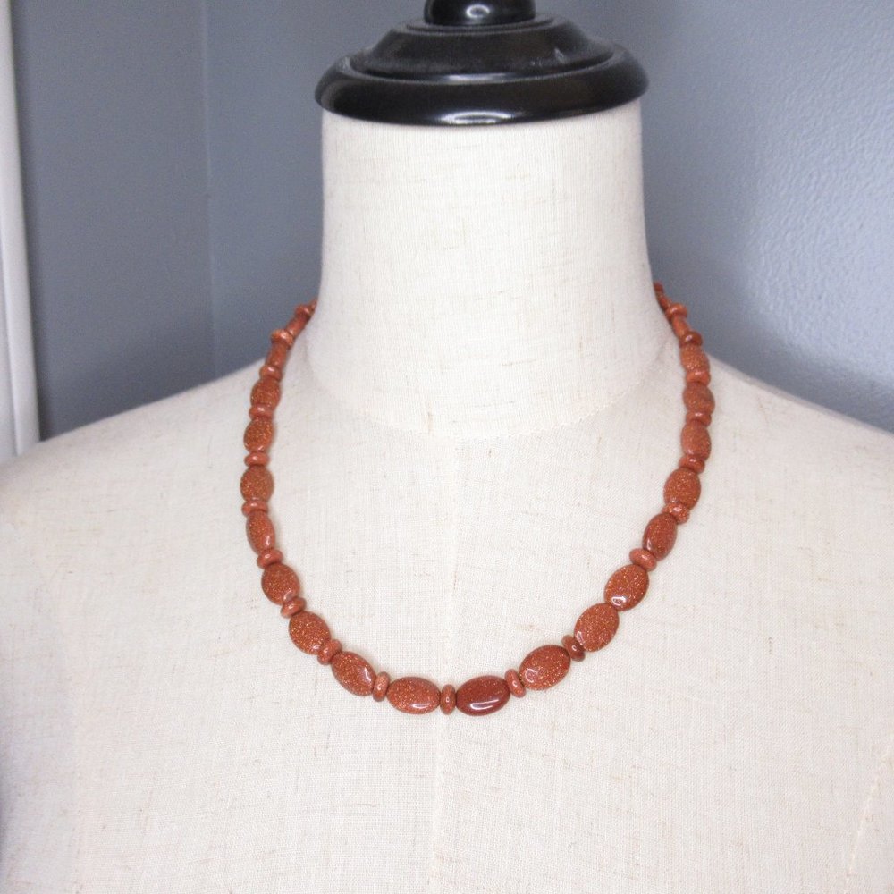 Goldstone Necklace